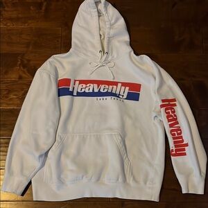 Heavenly Tahoe White Hoodie for Men